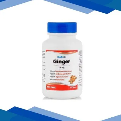 HealthVit Ginger 250 mg Capsule 60’s