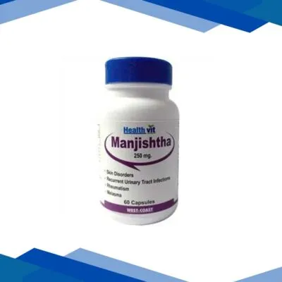 Healthvit Manjishtha 250MG-Capsules 60’s