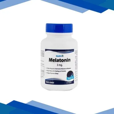 Healthvit Melatonin 3mg Regulates For Sleep Cycle-Tablets 60’s