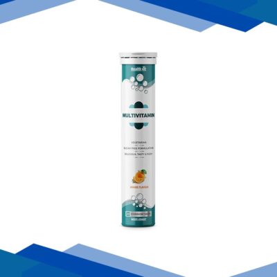 Healthvit Multivitamin Effervescent Tablet – Orange Flavour 20’s