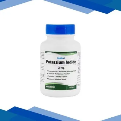 Healthvit Potassium Iodide 30MG- Tablets 60’s