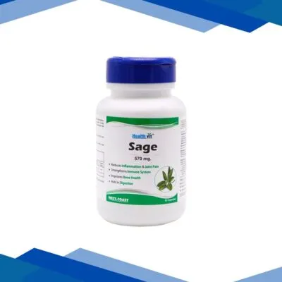 Healthvit Sage – 570 mg -Capsules 60’s