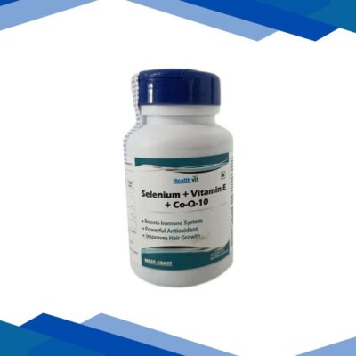 Healthvit Selenium + Vitamin-E + Co-Q 10 Capsule 60’s