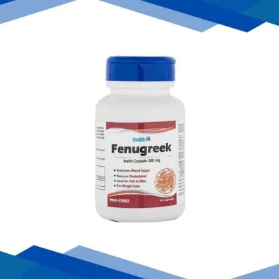 Healthvit Ultra Pure Fenugreek Powder 500mg- Capsules 60’s
