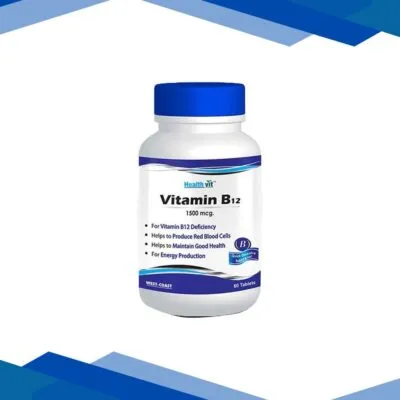 Healthvit Vitamin B12 1500 mcg Tablet 60’s
