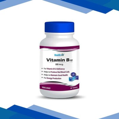 HealthVit Vitamin B12 500 mcg Tablets 60’s