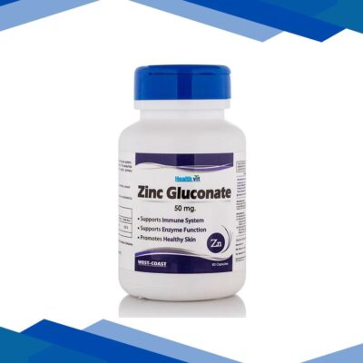 HealthVit Zinc Gluconate 50 mg Capsules 60’s