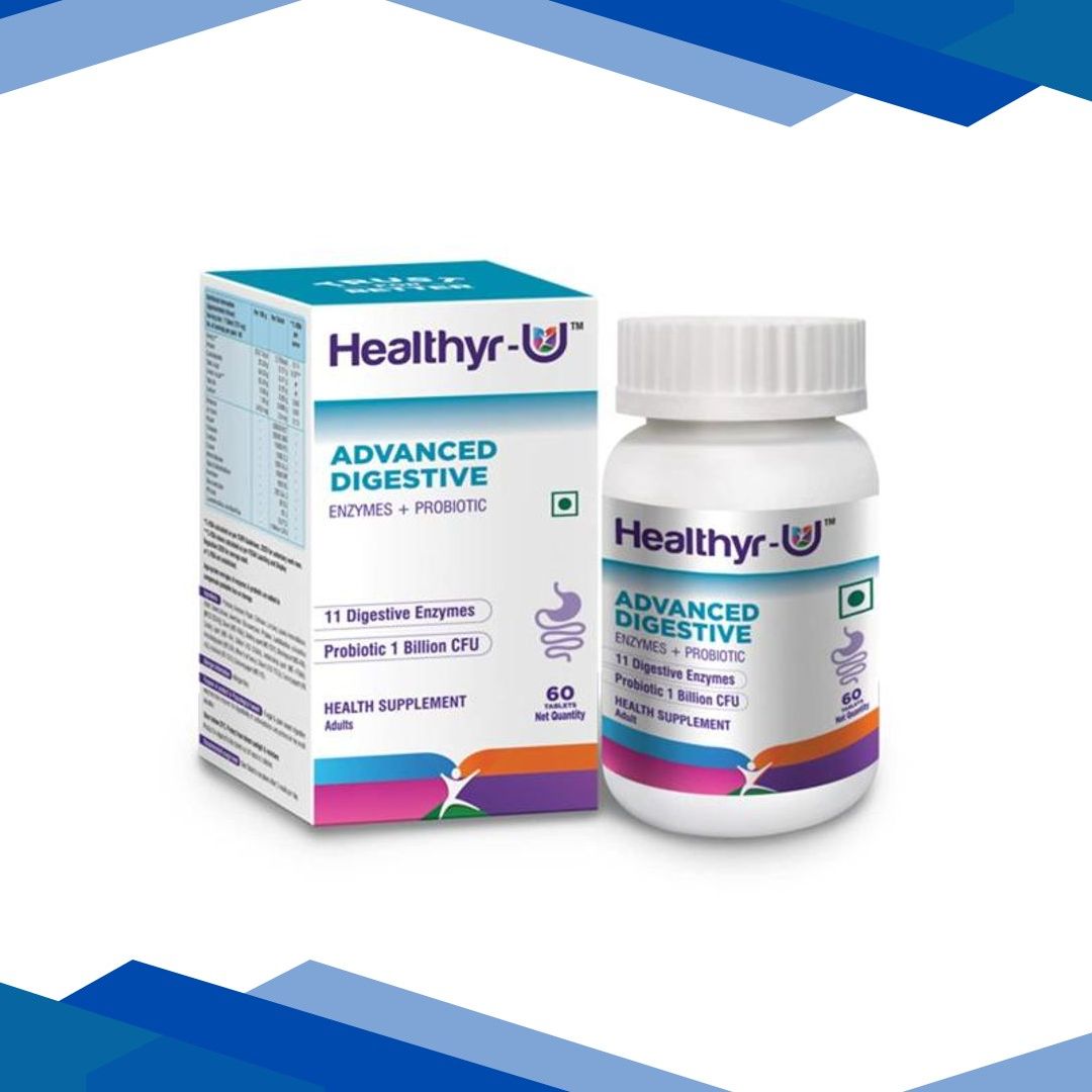 Healthyr-U Advanced Digestive Enzymes + Probiotic Tablet 60’s