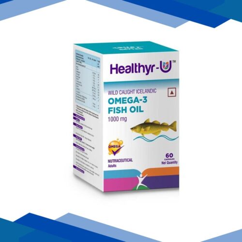 Healthyr-U Icelandic Omega 3 Fish Oil 1000 mg Capsule 60’s