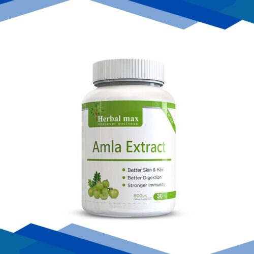 Herbal Max Amla Extract Dietary Supplement 800 mg Capsule 30’s