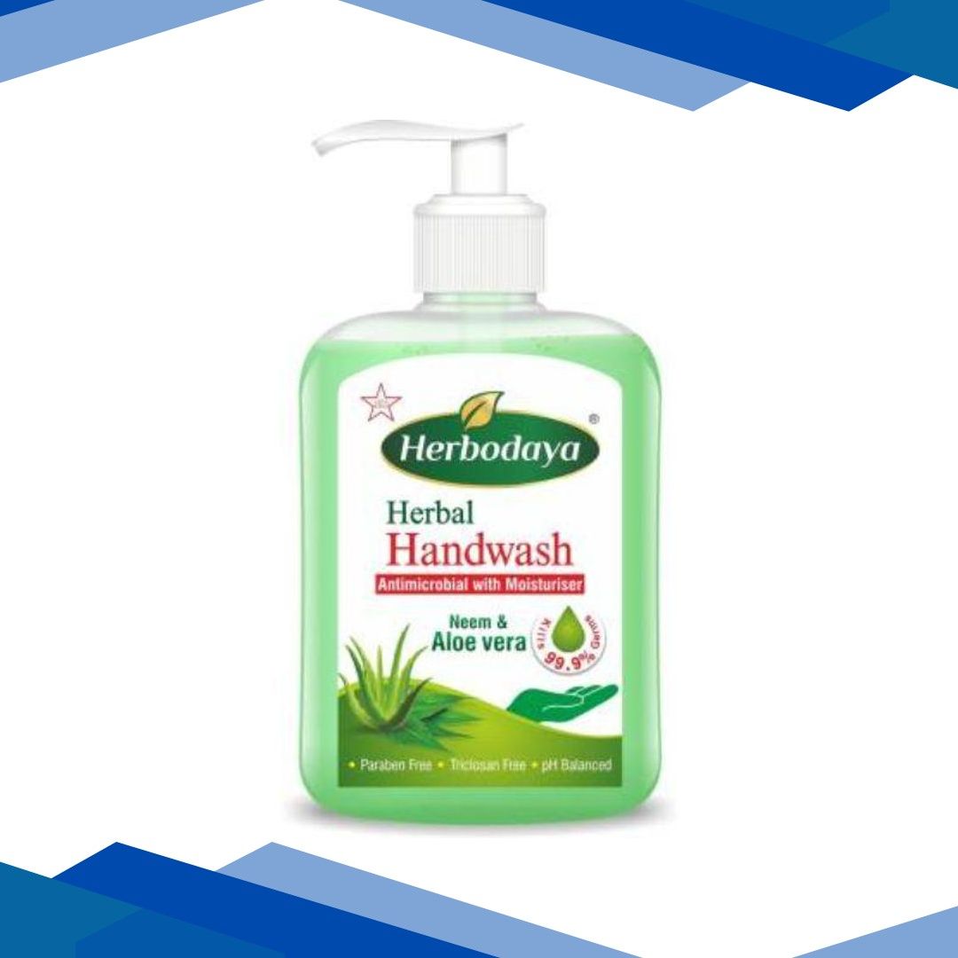 Herbodaya Herbal Handwash – Neem & Aloe vera 250 ml