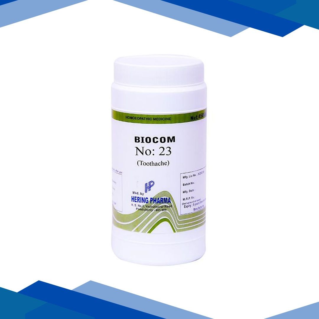 Hering Pharma Biocom No.23 Tablet For Toothache 450 gm
