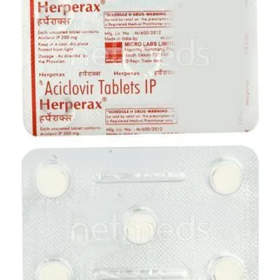 Herperax 200mg Tablet 5'S