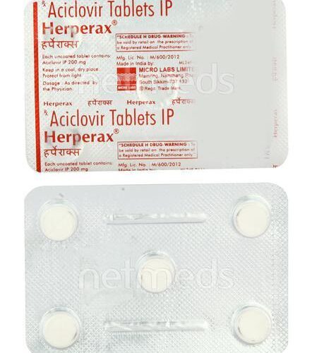 Herperax 200mg Tablet 5'S