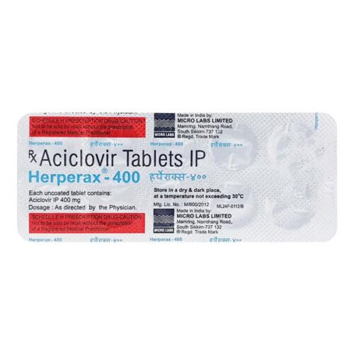 Herperax 400mg Tablet 10'S