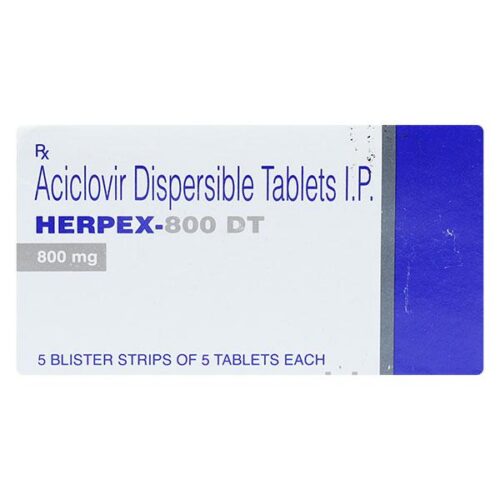 Herpex DT 800mg Tablet 5'S