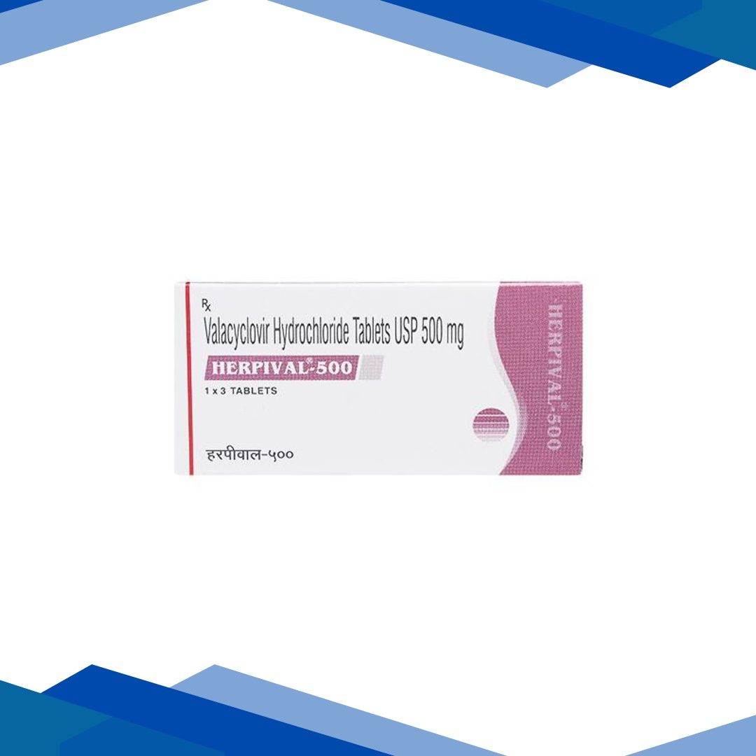 Herpival 500mg Tablet 3’S