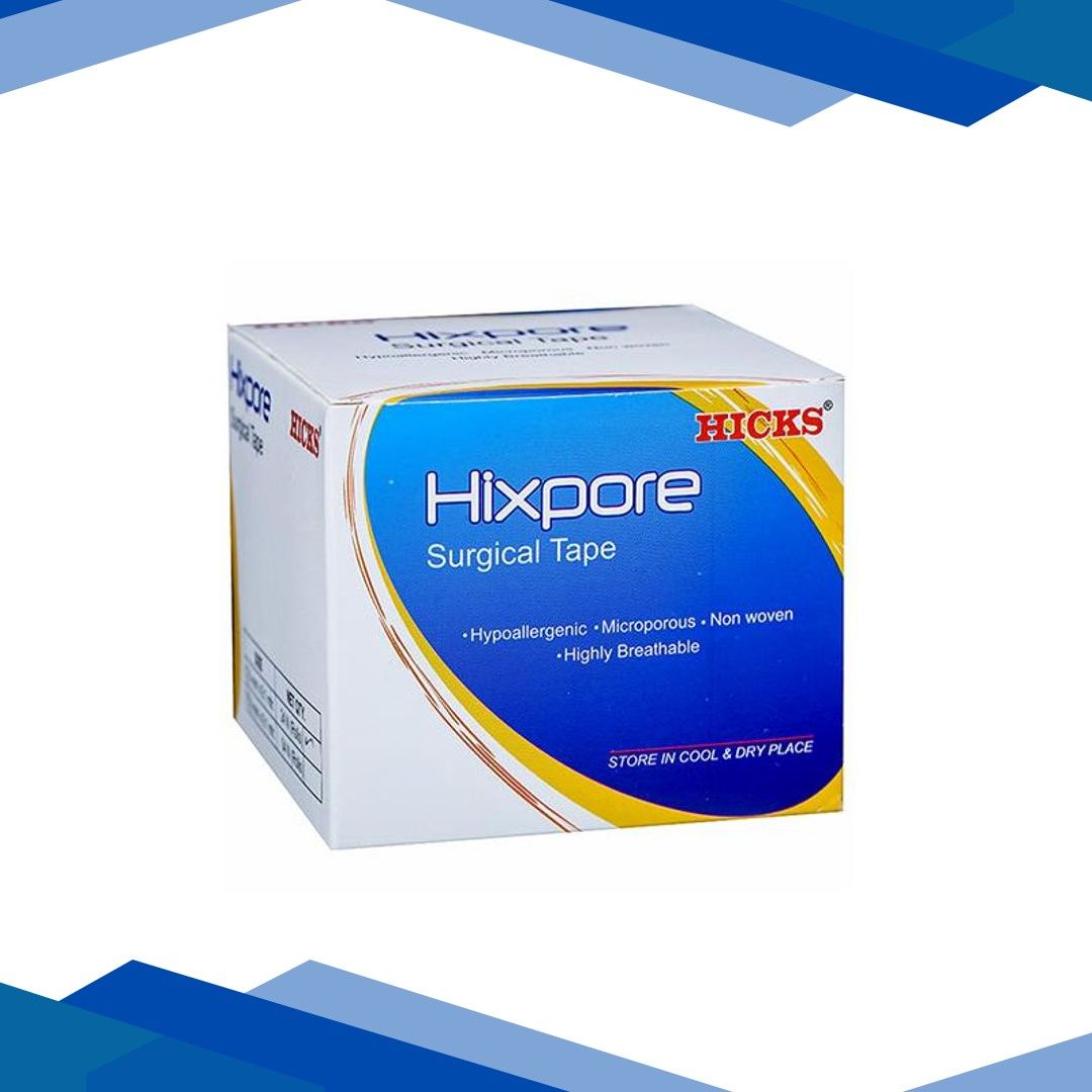 Hicks Hixapore Surgical Tape (50 mm x 9.1 mtr) 6’s