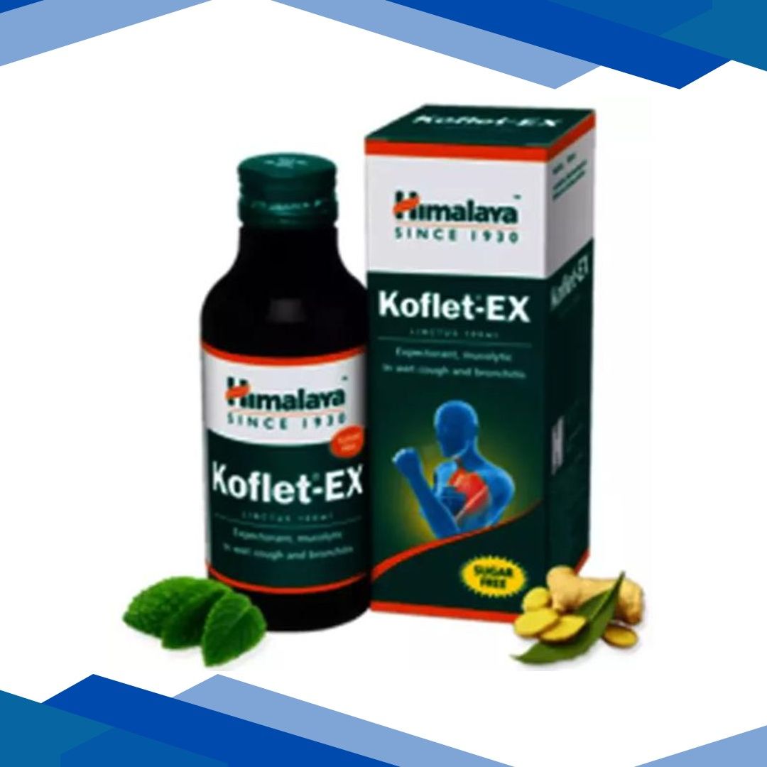Himalaya Koflet-Ex Sugar Free Linctus – Peppermint & Ginger 100 ml