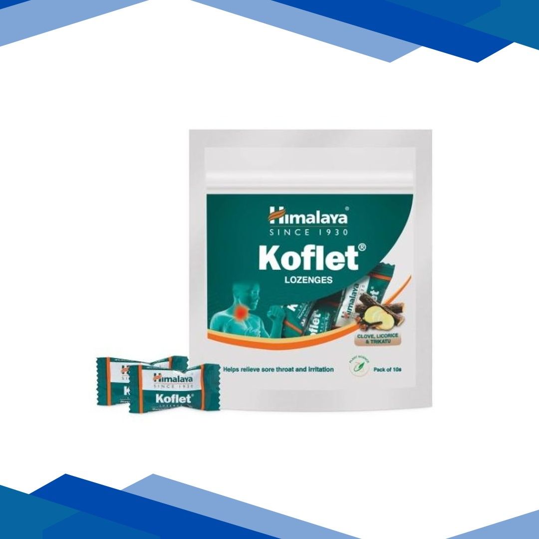Himalaya Koflet Lozenges – Clove, Licorice & Trikatu 10’s