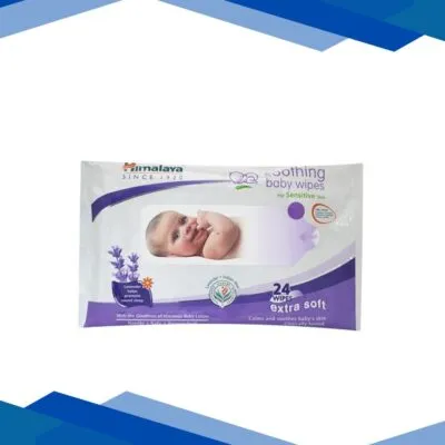 Himalaya Soothing Extra Soft Baby Wipes – Sensitive Skin 24’s