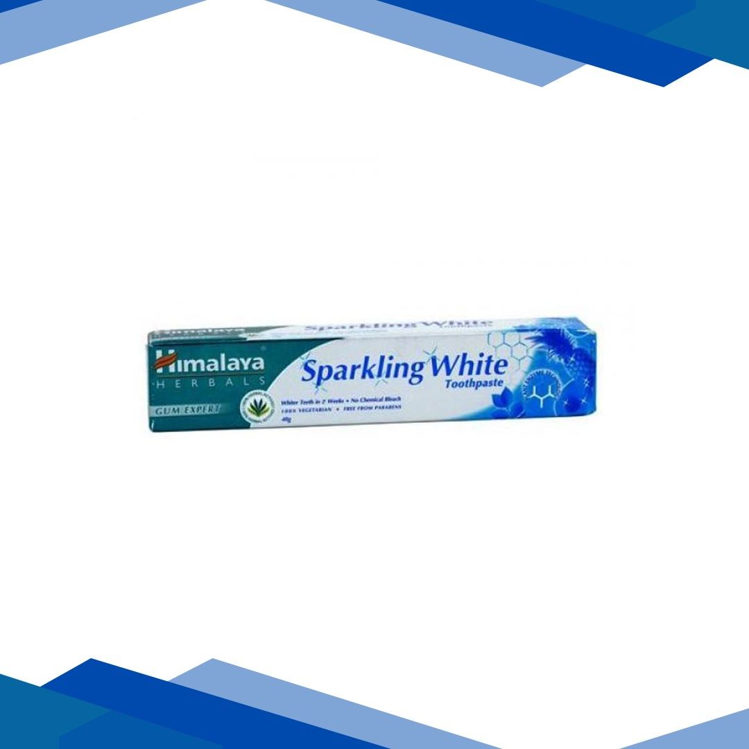 Himalaya Sparkling White Toothpaste Papaya Pineaple Enzyms 80 gm