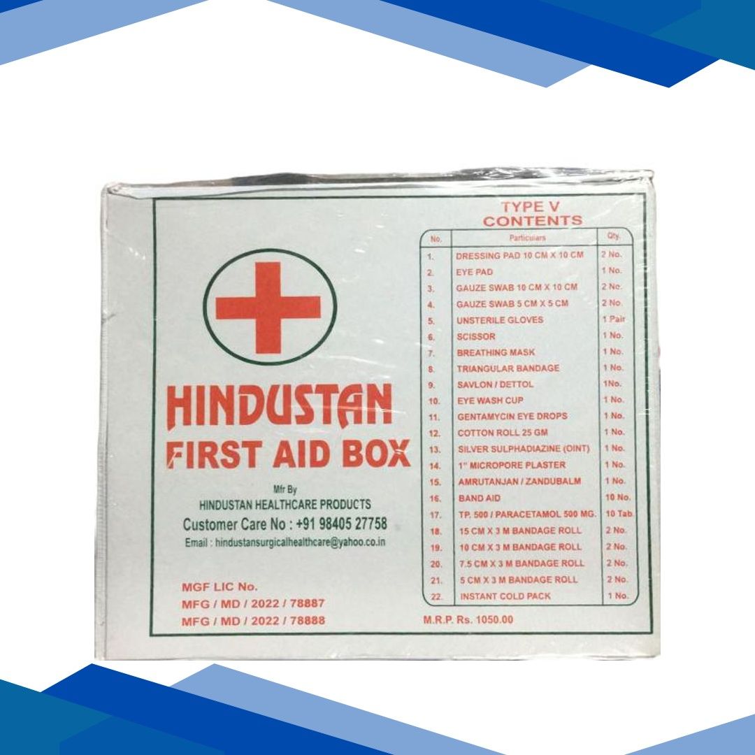 Hindustan First Aid Kit – Type V 1’s