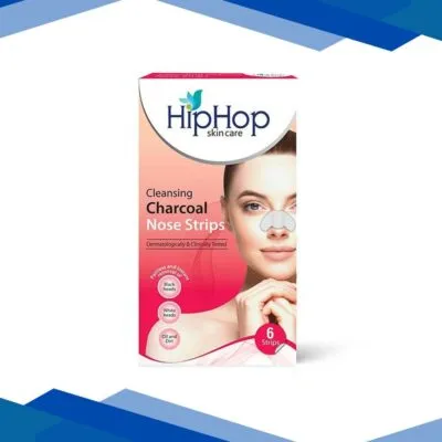 Hiphop Skincare Deep Cleansing Charcoal Nose Strips For Women – 6 Strips 1’s