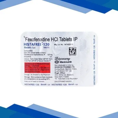Histafree 120mg Tablet 10’S