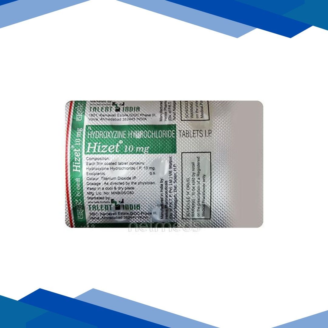 Hizet 10mg Tablet 15’S
