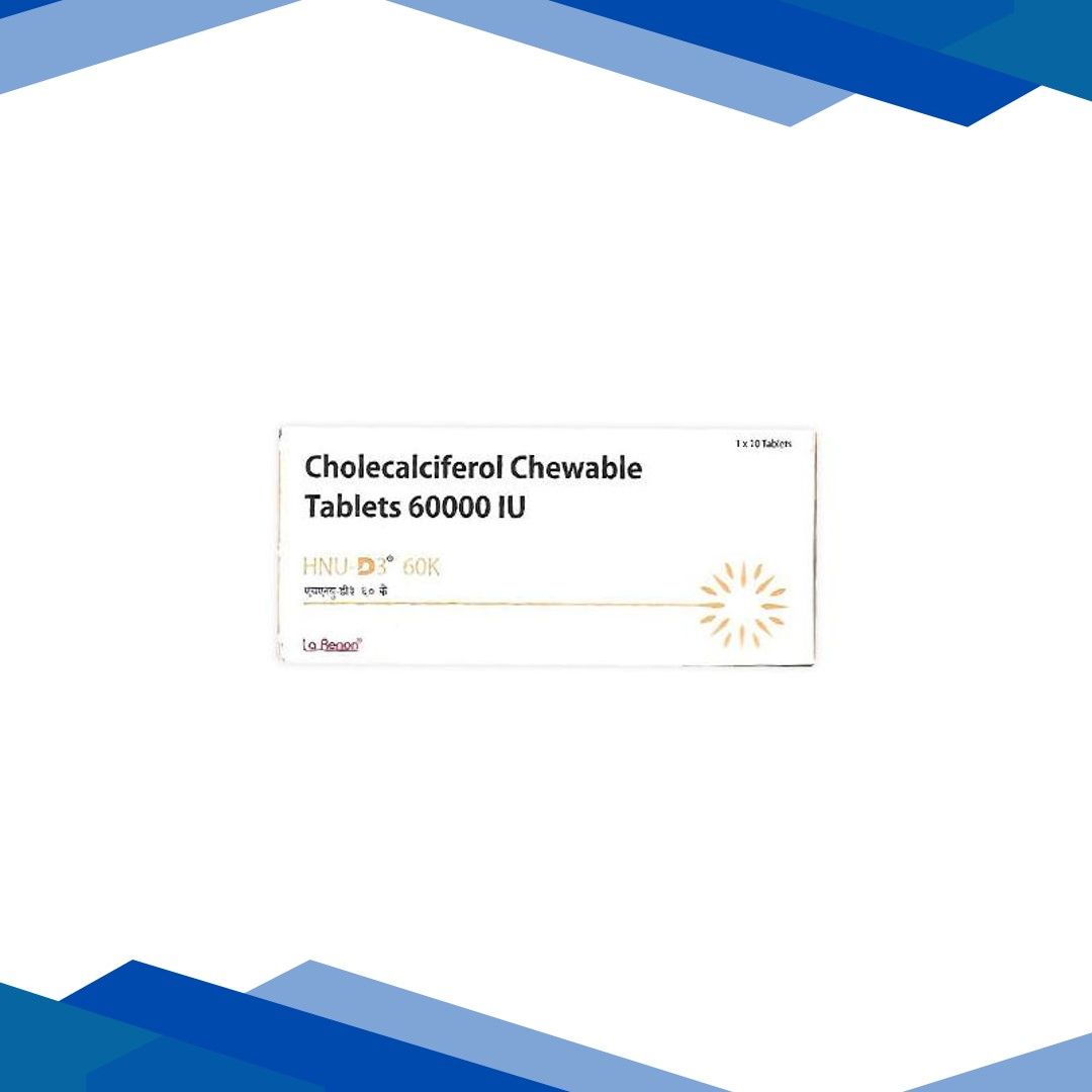 HNU D3 60K Chewable Tablet 10’s