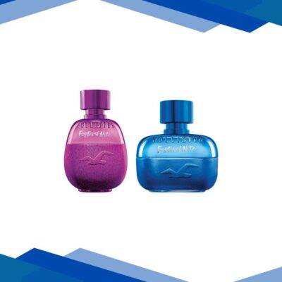 Hollister Festival Nite For Her Eau De Parfum 100ml + Him 100ml Eau De Toilette 2’s