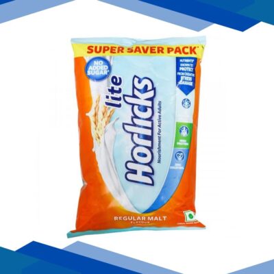 Horlicks Lite No Added Sugar Powder – Regular Malt (Pouch) 400 gm