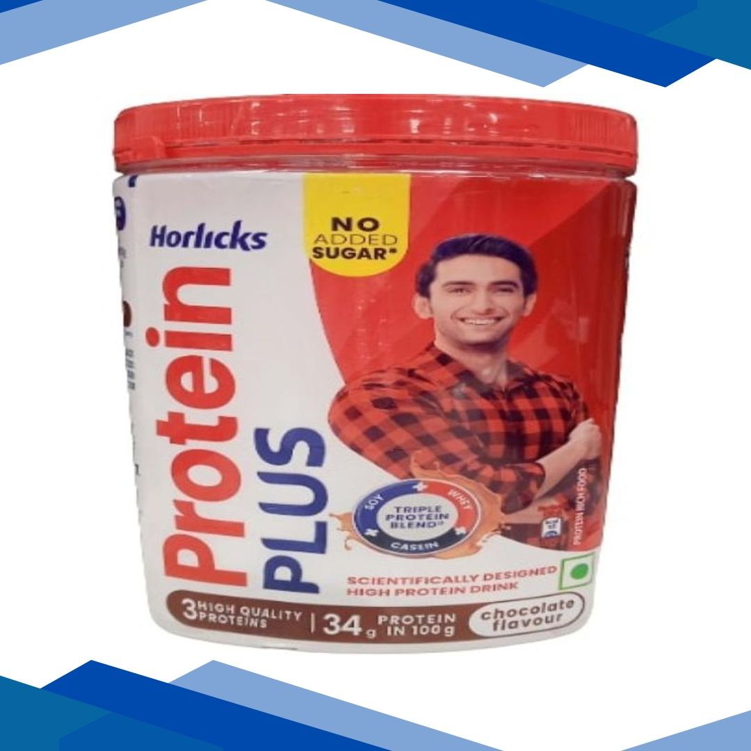 Horlicks Protein Plus Powder – Chocolate Flavour 400 gm (Pet Jar)