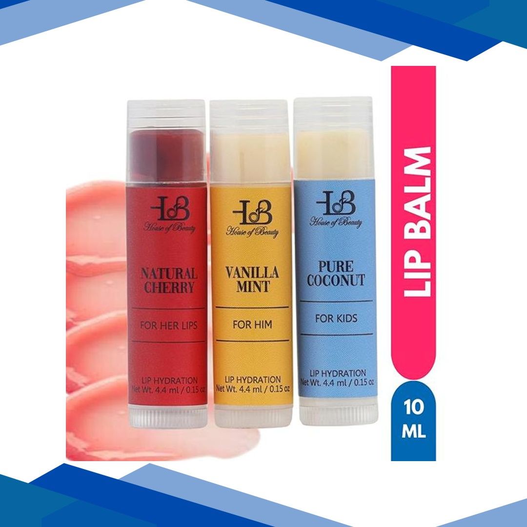 House Of Beauty Pout Perfect Tinted Lip Balm 3’s