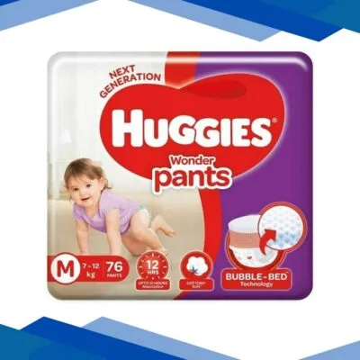 Huggies Wonder Pants Diapers (M) 76’s