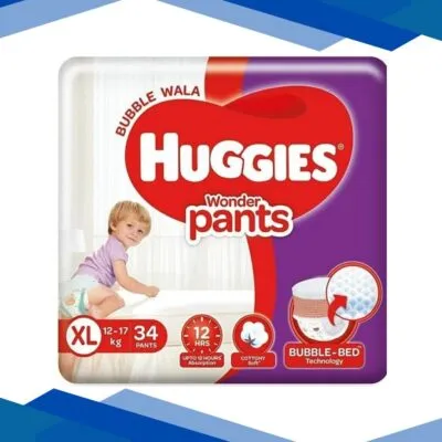 Huggies Wonder Pants Diapers (XL) 34’s