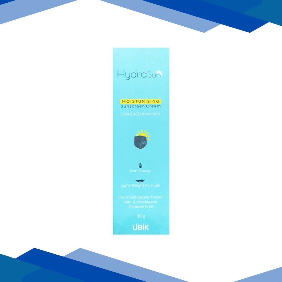 HYDRASUN UVA/UVB SPF 30 MOISTURIZING SUNSCREEN Cream 30g
