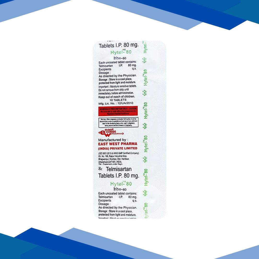 Hytel 80mg Tablet 10’S