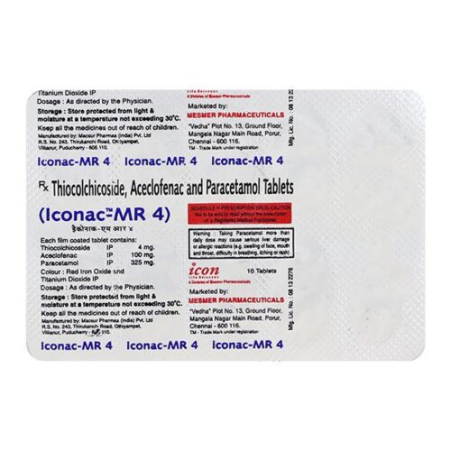 Iconac MR 4mg Tablet 10’S