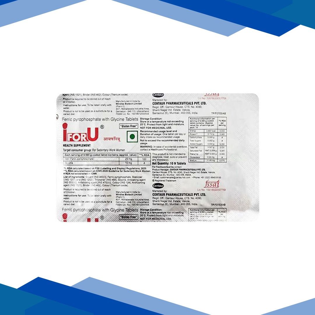 IFORU GLUTEN FREE Tablet 10’s