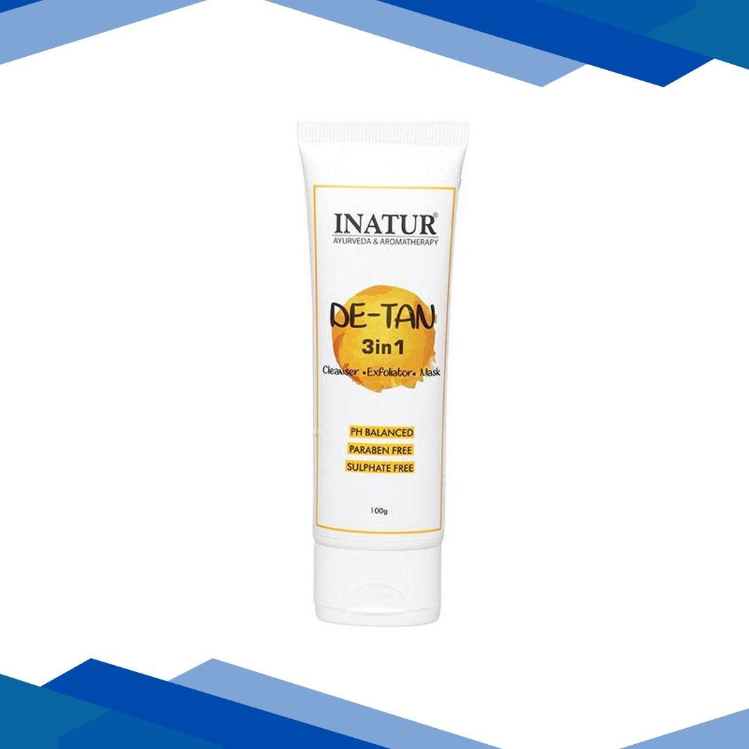 Inatur 3 in 1 De Tan pH Balanced Cream 100 gm