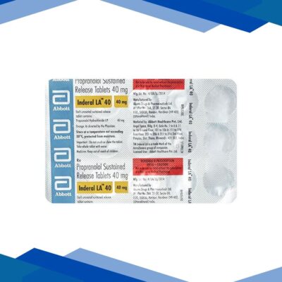 Inderal LA 40mg Tablet 15’S