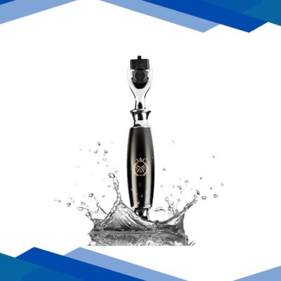 India Grooming Club Matte black Shaving Razor Handle 1’s