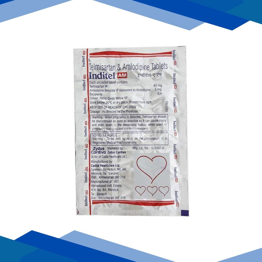 Inditel AM 40mg Tablet 15’S