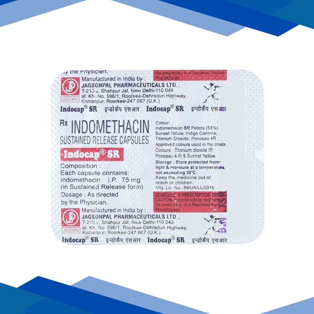 Indocap SR 75mg Capsule 10’S