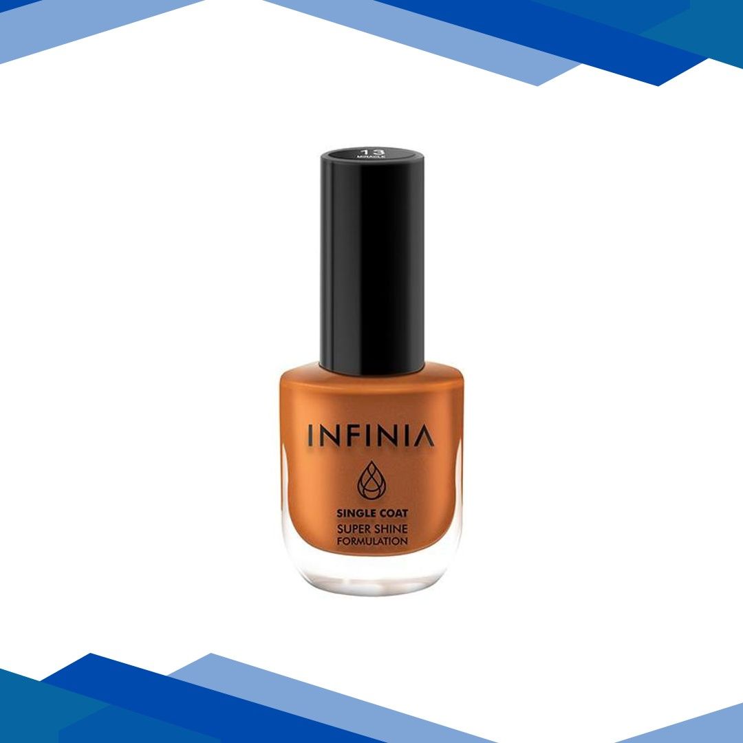 Infinia Brown Single Coat Nail Polish Miracle 013 12 ml