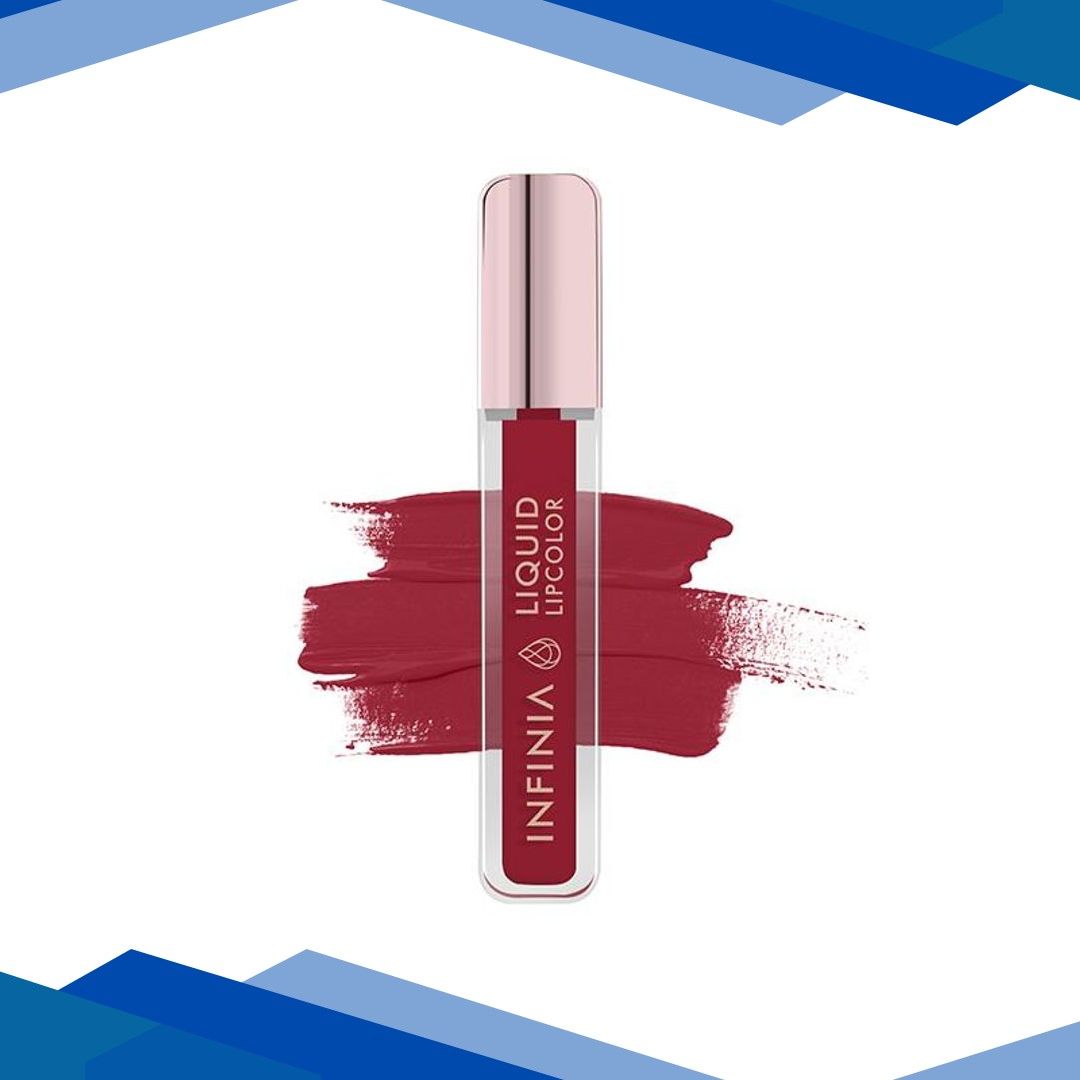 Infinia Liquid Lip Color Liquid Lipstick M 41 Long Lasting and Waterproof 5 ml