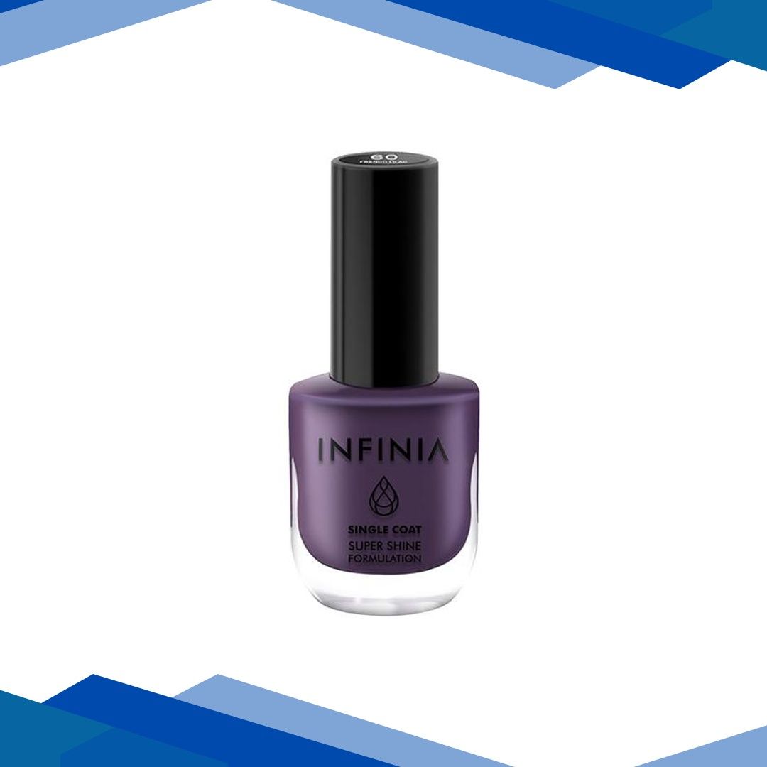 Infinia Purple Single Coat Nail Polish French Lilac 060 12 ml