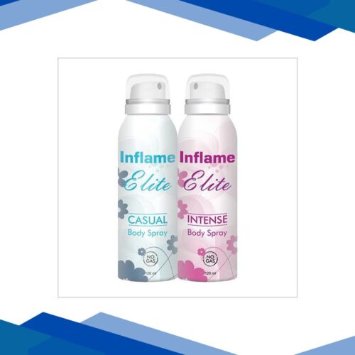 Inflame Elite No Gas Body Spray – Casual + Intense (Pack of 2 X 200 ml)
